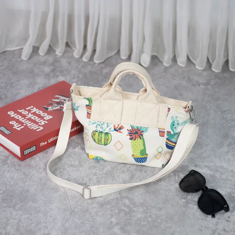 SPNB Slingbag Tas Selempang Mini Kanvas Selin FLR 8