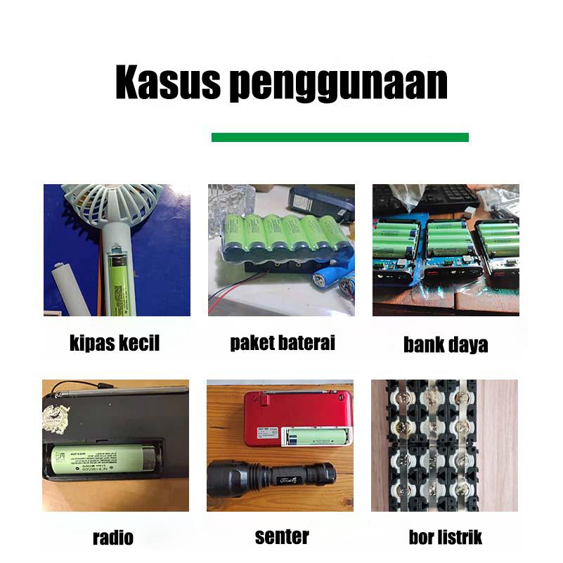 18650 baterai isi ulang - Tahan Lama Kapasitas Tinggi Cocok untuk senter, kipas kecil, power bank, radio, dan paket baterai
