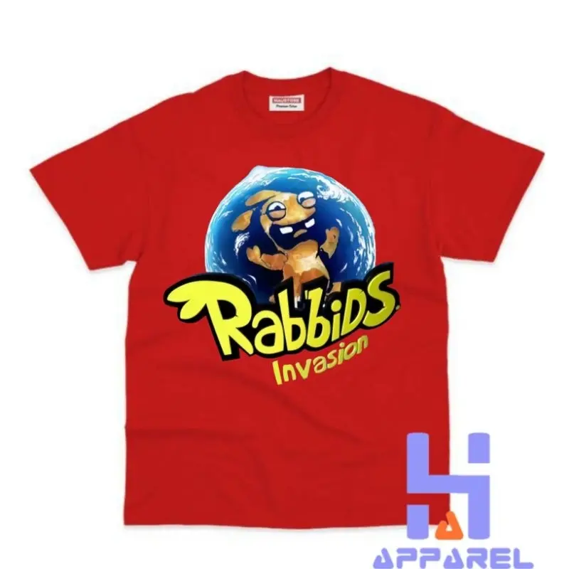 BAJU ANAK KAOS ANAK RABBIDS INVASION KARTUN COD 3
