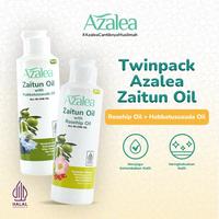 Gambar [TWINPACK 2 PCS] AZALEA Minyak Zaitun Oil 150ml Habbatussauda Oil / Rosehip Oil - PAKET Melembabkan Kulit Tubuh Alami dan Menyamarkan Bekas Luka All In One - 2x Rosehip Oil dari Health and Beauty Solution Kota Tangerang 1 Tokopedia