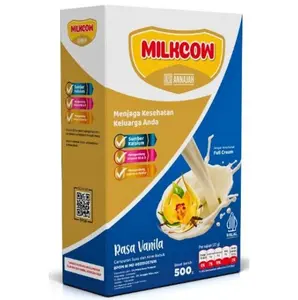 Milkcow Penggemuk Badan Sudah BPOM dan Halal Kemasan 500 gr Milkcow MilkcowPlus Dairy Stroberi Etawa Kambing Cokelat