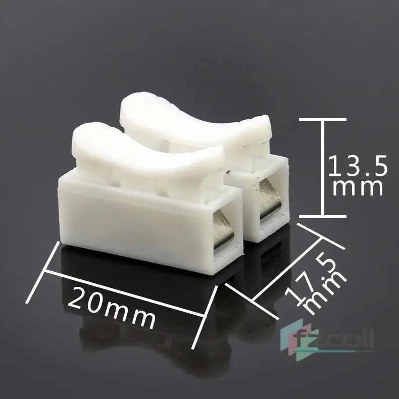 Sambungan Kabel Listrik 2 PIN Listrik Quick Connect Terminal Konektor Kabel 3