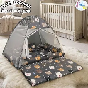 Kasur Bayi Set Kelambu Tenda Free Bedcover Swan Baby