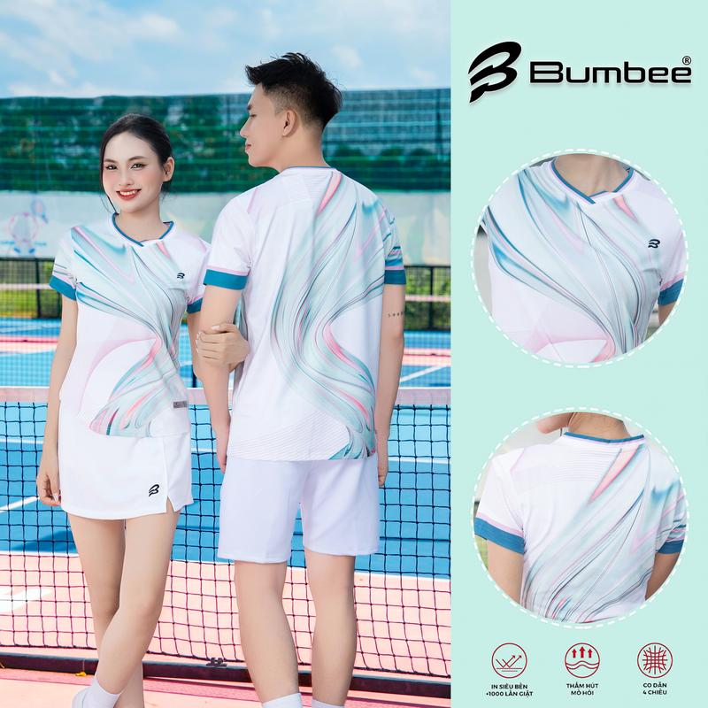 Bộ Quần Áo Thể Thao Nam Nữ Cao Cấp – Co Giãn 4 Chiều, Thấm Hút Mồ Hôi, Chơi Cầu Lông Pickleball Chạy Bộ (618 xanh ngọc)