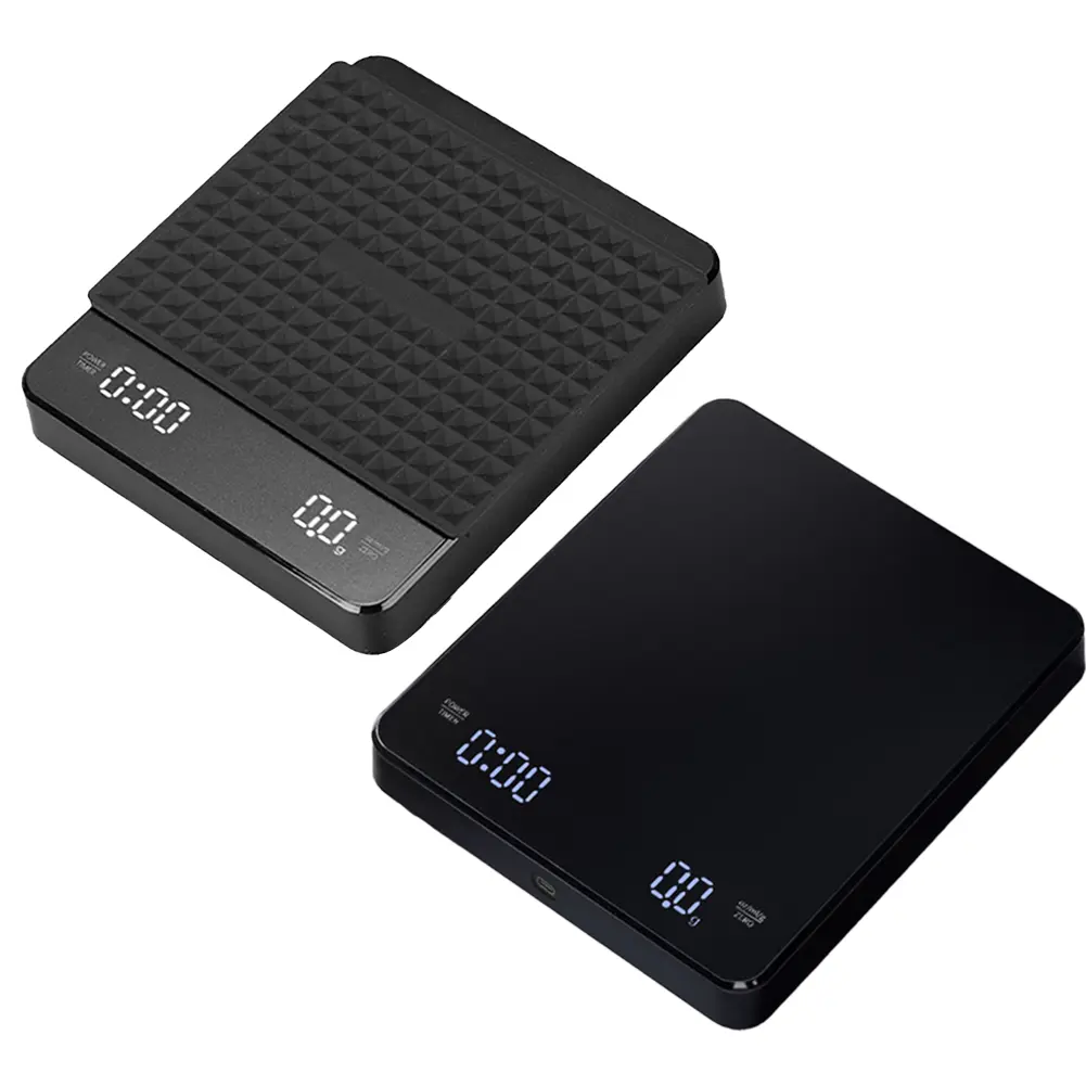 LCD Display Brewed Coffee Electronic Scale with Multiple Units of Measurement