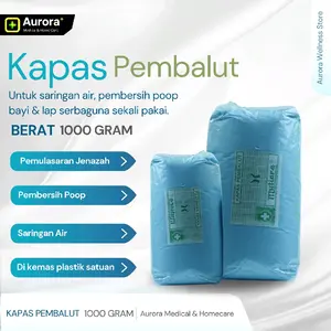 KAPAS PEMBALUT 1 KG | KAPAS SARINGAN AIR | KAPAS SERBAGUNA