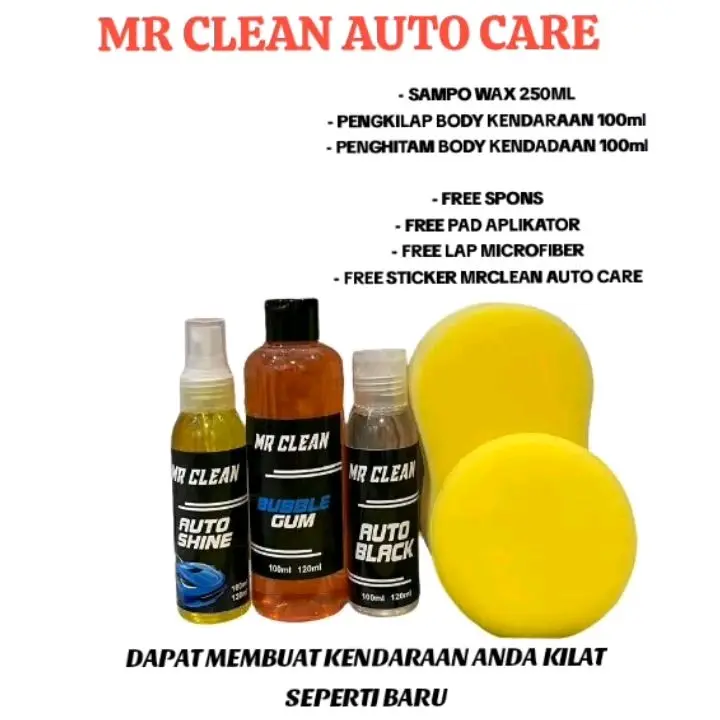 TERLARIS NO. 1 | PAKET CUCI KENDARAAN BY MR CLEAN AUTO CARE Pengkilap cucimotor