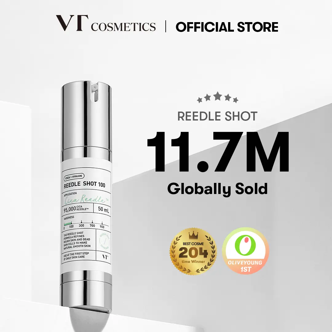[Official VT Cosmetics] Reedle Shot Original, Exosome, Centella Asiatica , Microneedling Serum Mild booster