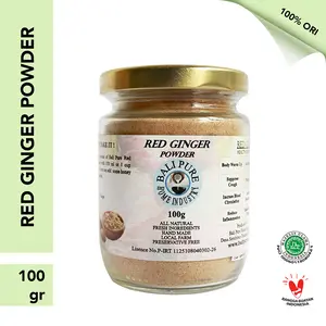 CV. Bali Pure Jahe Merah Bubuk Murni Ginger Powder Alami Natural 100grTanpa Zat Kimia & Pengawet