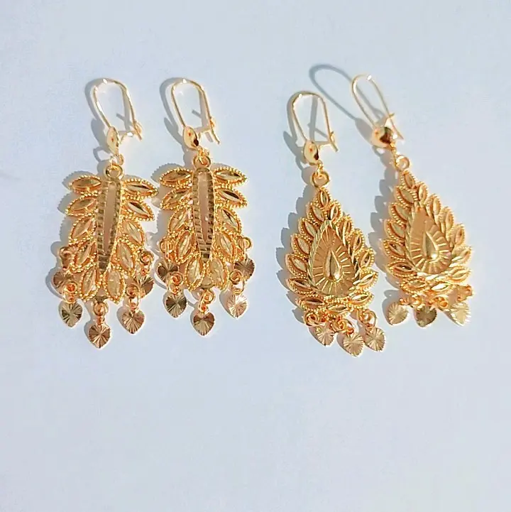 Anting Xuping Juntai Dubai dengan Desain Elegan Dewasa Earrings 0