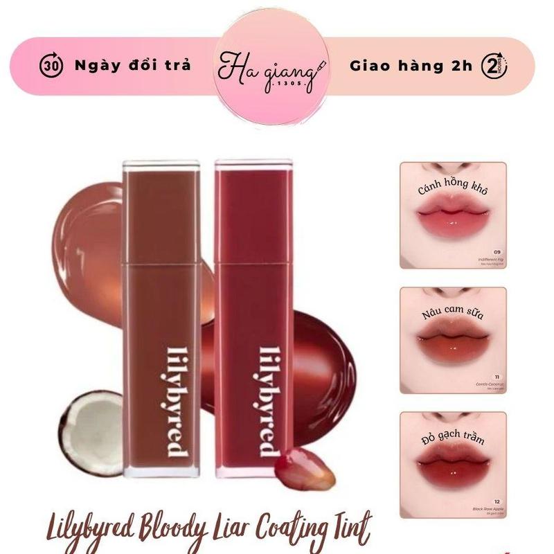  Son Kem Bóng Lì Lilybyred Bloody Liar Coating Tint 