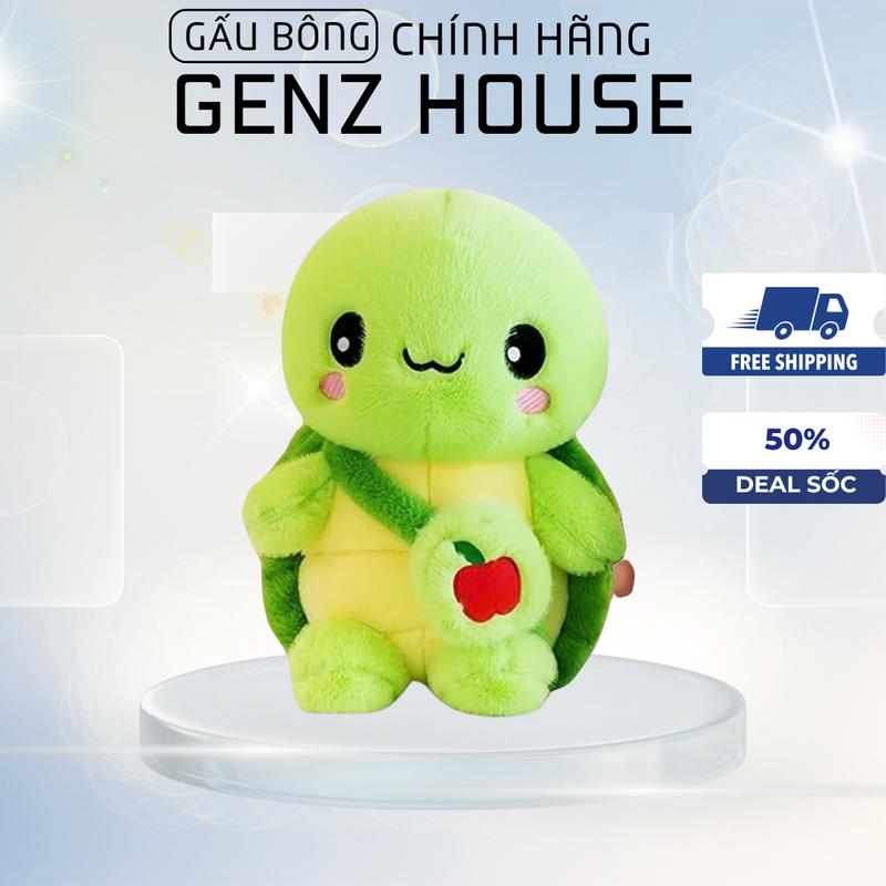  Gấu bông pokemon Squirtle rùa Kini đeo túi trái táo siêu hot siêu cute hàng cao cấp xịn mịn đẹp 