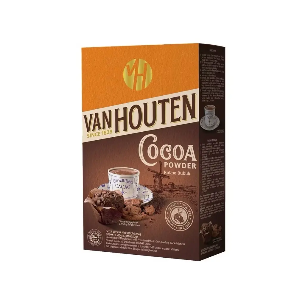 Cocoa Van Houten Bubuk Kakao untuk Memanggang - Baking, Food