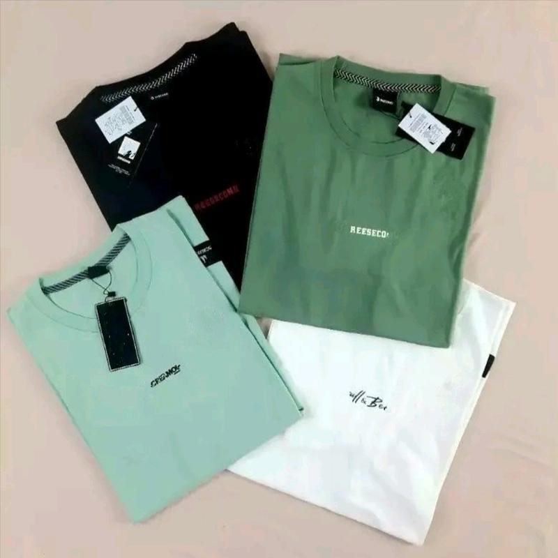 4 Pcs 100 Ribu Kaos DISTRO Pria Wanita Bahan Semi Katun BRANDED Lengan Pendek 0