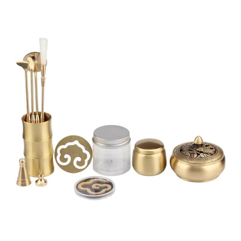 Brass Incense Making Kit Incense Tools Set Making Kit for Yoga - TikTok ...