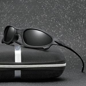 Men Polarized Sunglasses Cycling Outdoor Sports Sun Glasses Vintage UV400 Shades Eyewear kaytran oval 3m pen salamin hand supermans conzorr frosted red lens eye tag reggae tube