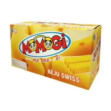 Momogi Jagung Bakar / Cokelat  / Tutti Frutti / Keju Swiss Cemilan Stik Keju MURAH Food Coklat Makanan