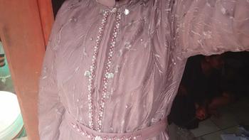 Product Review of Julissa Dress Free Outer Brokat Tille Mutiara Rompi Kondangan Gamis Pesta Polos from c**k 3