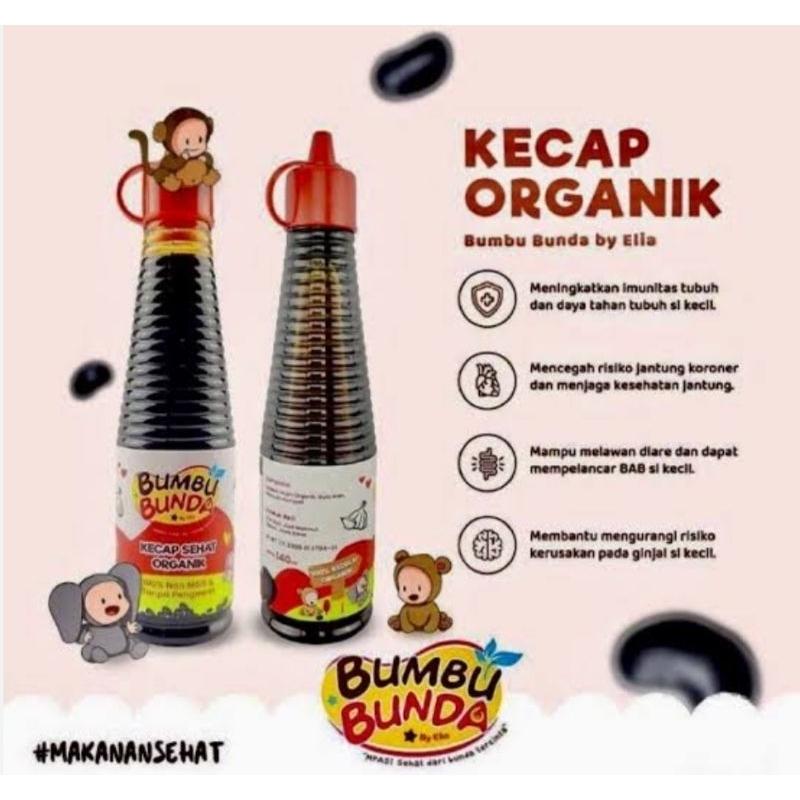 BUMBU BUNDA BY ELIA Kecap Manis Organik Saos Tiram Minyak Wijen / Bumbu Masak Organik untuk Anak 3