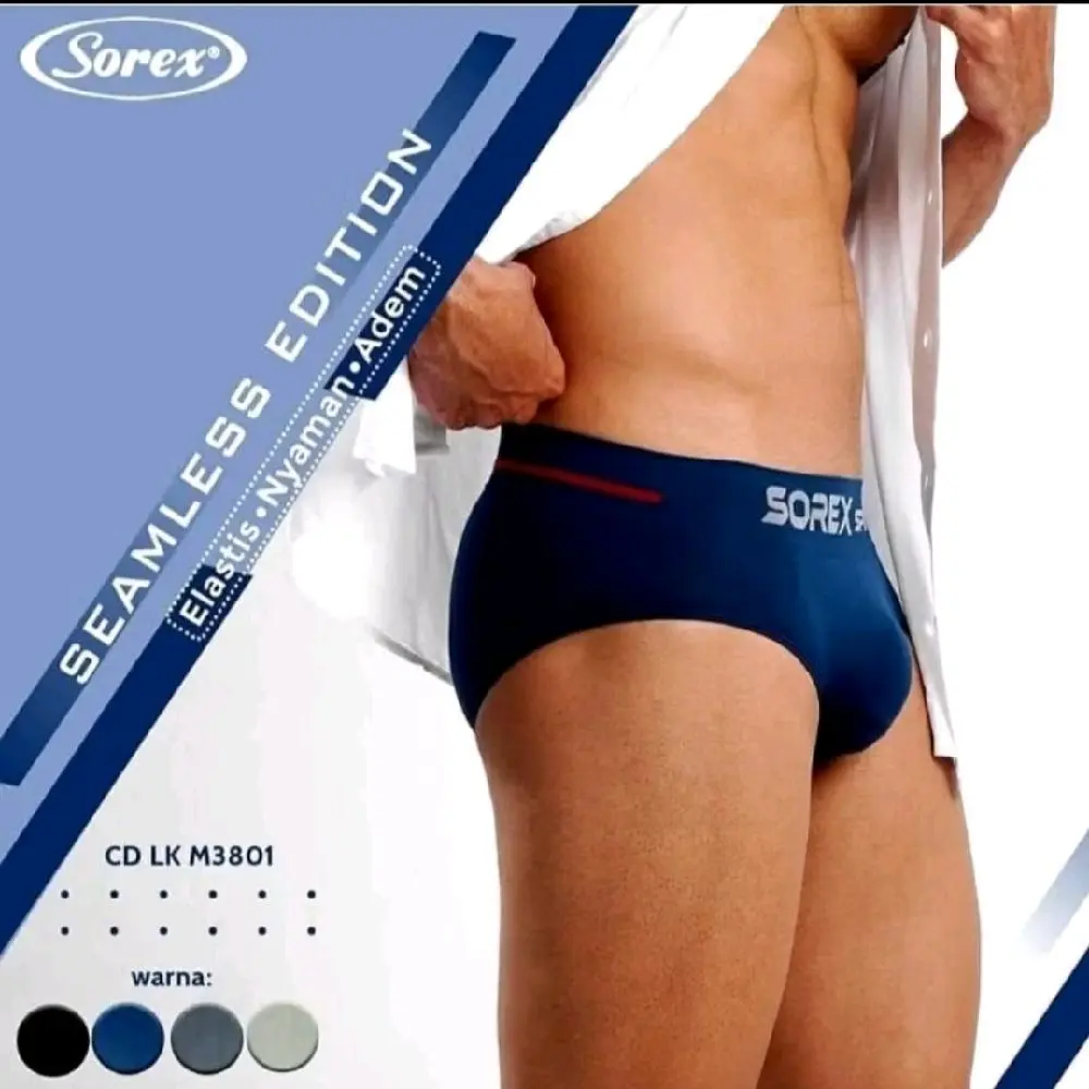 CD Pria Sorex 3801 Segitiga Seamless Cowok