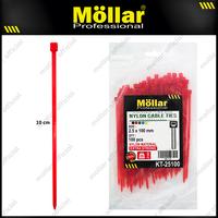 Gambar MOLLAR 89-113 Kabel Ties Merah 2.5 x 100 mm Nylon Cable Tie - 100 pcs - 93-169 dari Mollar Kota Cirebon 1 Tokopedia