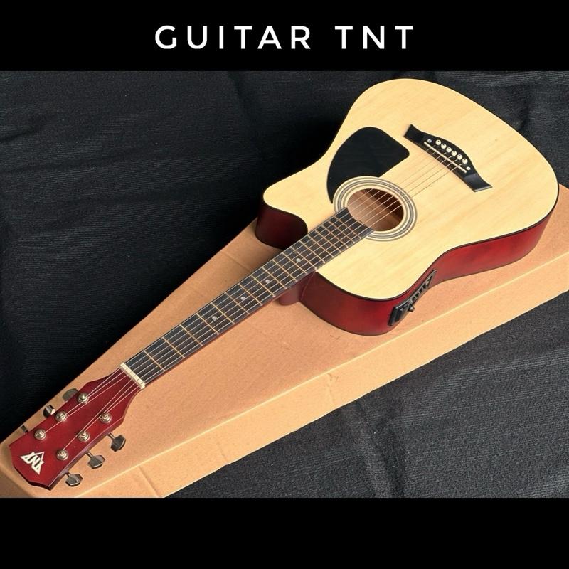 [Acoustic T85] CHÍNH HÃNG GUITAR TNT- Đàn Guitar Acoustic T85 Có Ti Chỉnh Cần, Gỗ Nhập Khẩu, Size 38 inch(Dài 96cm)