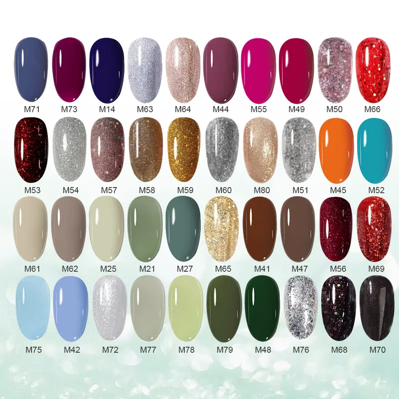 Kutek Gel UV LED gel polish 165 COLOUR Nail Art Cat Kuku nail Polish 3