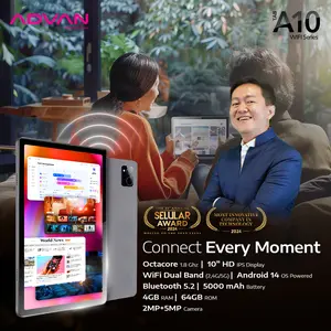 [Exclusive KING KEVIN] (FREE CASE) ADVAN TAB A10 Wifi 4GB/64GB 10.1” inch Octa Core IPS Screen Tablet Android 14 5000mAh