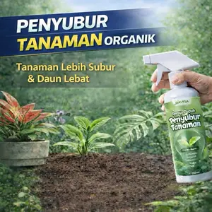Pupuk Cair Penyubur Tanaman Hias dan Buah Nutrisi Lengkap Percepat Pertumbuhan Bunga Daun dan Buah