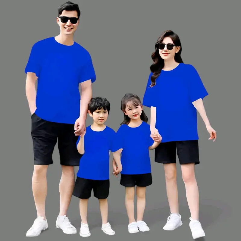 Kaos distro POLOS bahan Cotton pe 24s. Ready Ukuran Anak dan Dewasa 1
