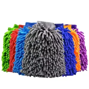 Sarung Tangan Microfiber Cendol 2 Sisi | Sarung Tangan Cuci Mobil Motor Pembersih Dapur | Glove