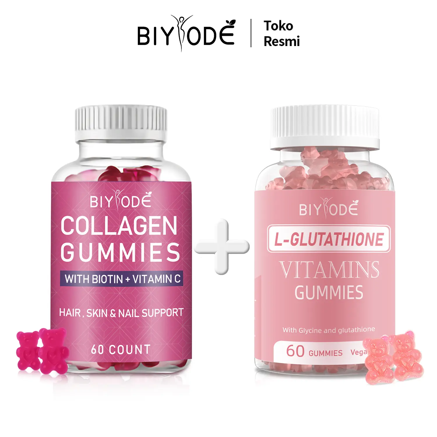 biyode glutathione gummies fda approved with Marine Collagen & Vitamins,Powerful antioxidants are combined with essential nutrients to nourish your skin, hair and nails.-60 gummies Health & Household Sijigood Glutathione Collagen Gummies, Skin