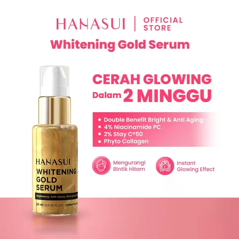 Hanasui Ageless Starter Pack (bdl) - Sunscreen SPF 50 + Serum Gold 20ml 1