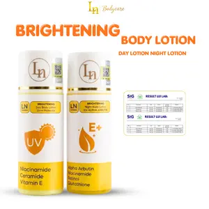 [ISI 2] Lotion 10% Alpha Arbutin HB Dosting Pemutih Varian Siang + Malam aman BPOM 100ml