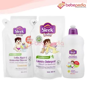 Sleek Baby Laundry Deterjen / Bottle Nipple & Acsesories Cleanser 500ml / 900ml