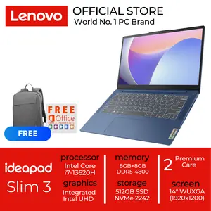 LENOVO IdeaPad Slim 3 14IRH10 i7-13620H 16GB 512GB 14" WUXGA IPS W11 OHS