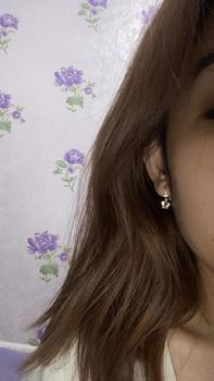 Product Review of Anting Emas Delvia Flower Gold 10K Semar Nusantara from c**🌷 1