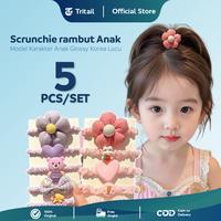 Gambar Tritail - 5pcs / Set Ikat Rambut Scrunchie Anak Karakter Kunciran Scrunchie Anak Korean Lucu - PURPLE - RABBIT dari Tritail Kota Administrasi Jakarta Utara 1 Tokopedia
