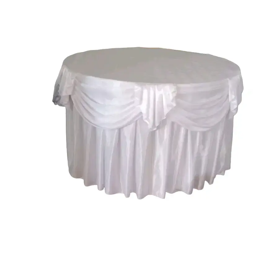 cover meja Bulat diameter 120 cm tinggi 75 cm