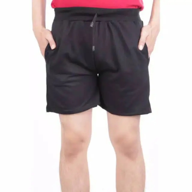 Celana Boxer polos katun Babyterry celana pendek celana santai Celana Tidur 3