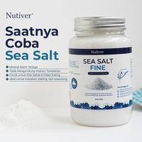 Gambar Nutiver | Sea Salt Fine | Garam Laut Halus | Garam Laut Halus Organik | Tanpa Yodium Tambahan Cocok Untuk Masakan 300 gram | Garam Laut dari NUTIVER.ID Kota Tangerang Selatan 3 Tokopedia