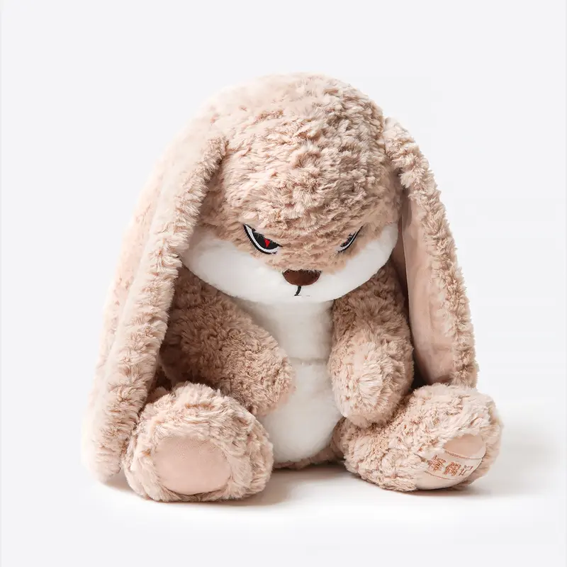 Gấu Nhồi Bông Thỏ Mặt Quạo -  Gấu Bông Thỏ Giận Dữ Đáng Yêu Mềm Mịn Cao Cấp FOXX STORE Toy Thú Bông Thú Nhồi Bông Đồ Chơi Phát Nhạc 6
