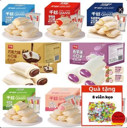  Bánh mix sữa chua túi nhỏ có2kg  85-87 cái  6 vị sữa chua đào dâu vani sầu riêng và phô mai. Hương vị thơm ngon phù hợp các buổi trà chiều ăn nhẹ Food Nho,bim bim mix đủ vị bánh ngon ăn vặt bánh ăn vặt healthy đồ ăn vặt siêu ngon 