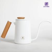 Gambar Latina Kettle Bango Ver 2 Gooseneck Teko Kopi Manual Barista & Rumahan Wood Handle Drip Kettle Tahan Panas - Putih dari Maharaja Coffee Kota Administrasi Jakarta Pusat 4 Tokopedia