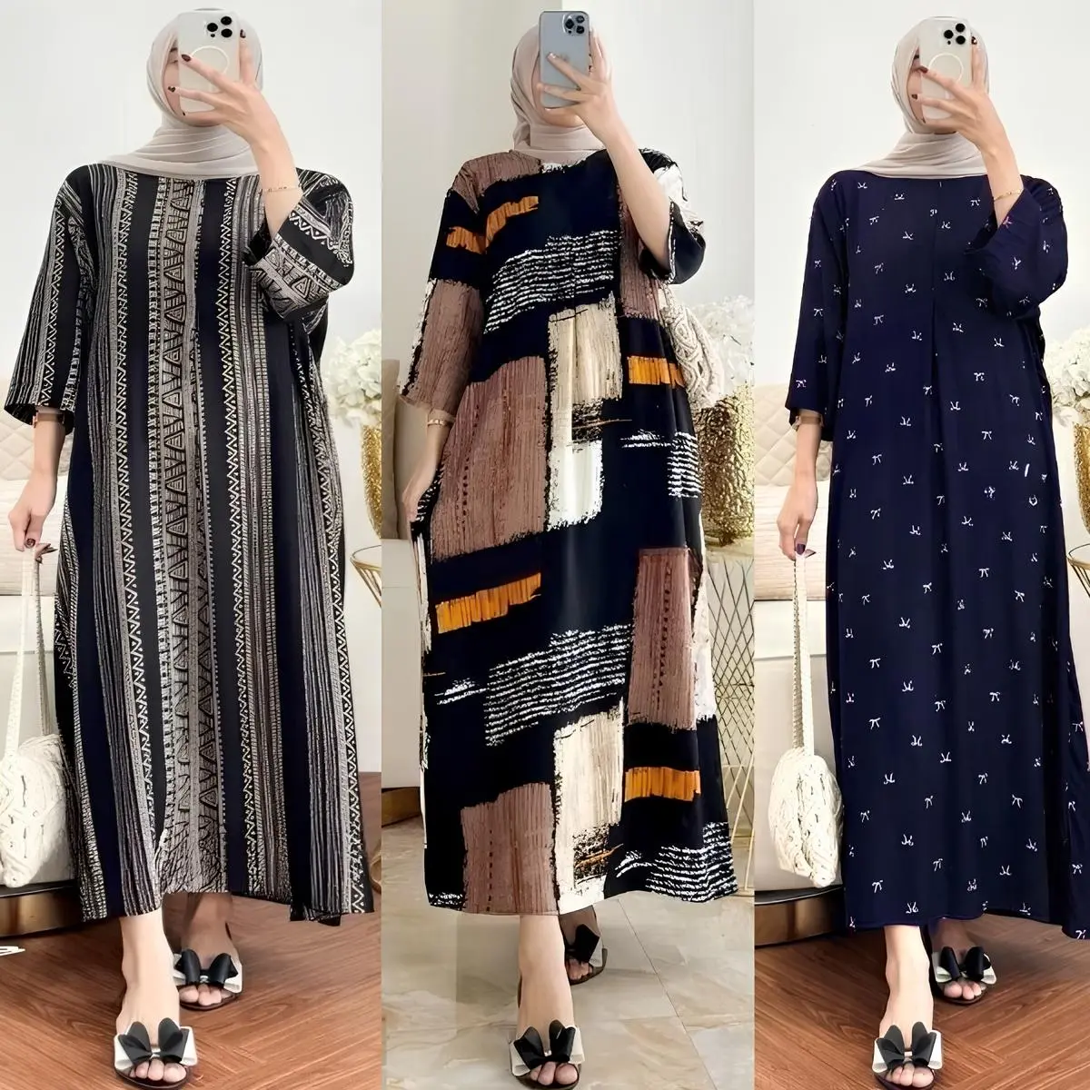 sleeved midi dress ROVE Midi Dress - Back Ties