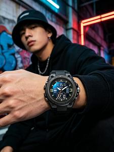 Reloj Digital Deportivo para Hombre, Reloj Digital Moderno con Pantalla Digital, Reloj de Moda para la Vida Diaria, sin Caja