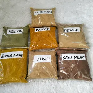 Bumbu Dapur 250g Murni Temulawak Bubuk | Kunci Bubuk| Kunyit Bubuk| Kelor Bubuk|  Kencur Bubuk|  Kayu Manis Bubuk | Jahe Putih Bubuk Herbal