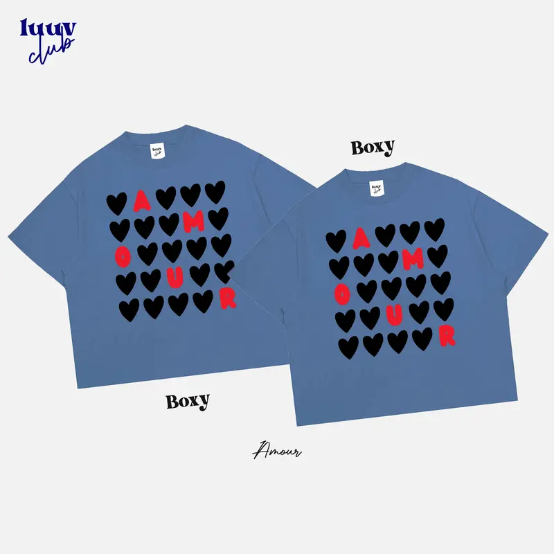 Luuv Clubs Kaos Boxy Couple Pasangan [Free Gift Custom Website Romantis Buat Doi] 3