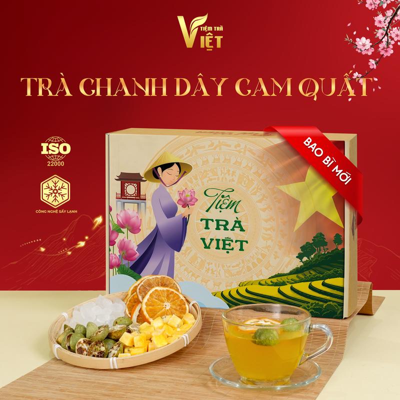 Trà Chanh Dây Cam Quất - Detox đẹp da thanh nhiệt - Trà Triệu Lộ Tư - Tiệm Trà Việt - 40 gói