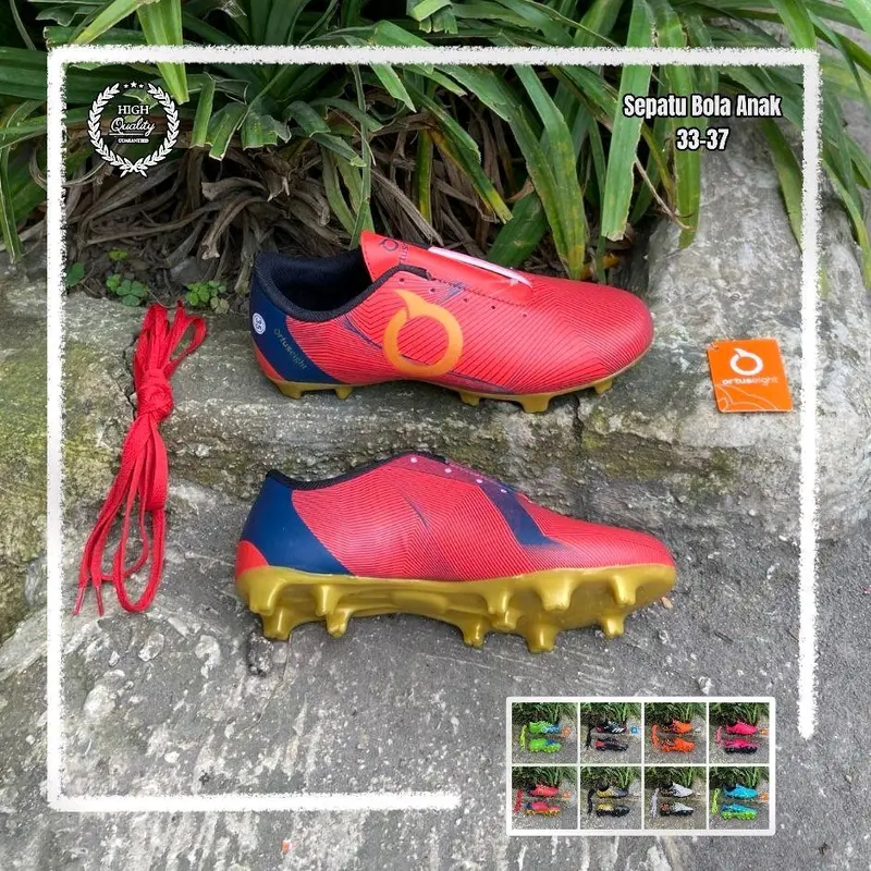 Sepatu Bola Sepak Anak Anak Sekolah Dasar SSB Termurah Size 33-37 Sepatu Bola Anak Laki Laki Kekinian Terbaru 3